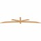 Ekena Millwork Alberta Smooth Timber Gable Bracket, Western Red Cedar, 108"W x 22"H x 1 1/2"D x 3 1/2"F, 5/12 Pitch GBW108X22X0204ALB00SWR - alternate 4
